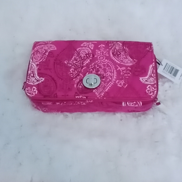 ‼️FREE‼️Vera Bradley Pink Stamped Paisley Backpack - Picture 9 of 10